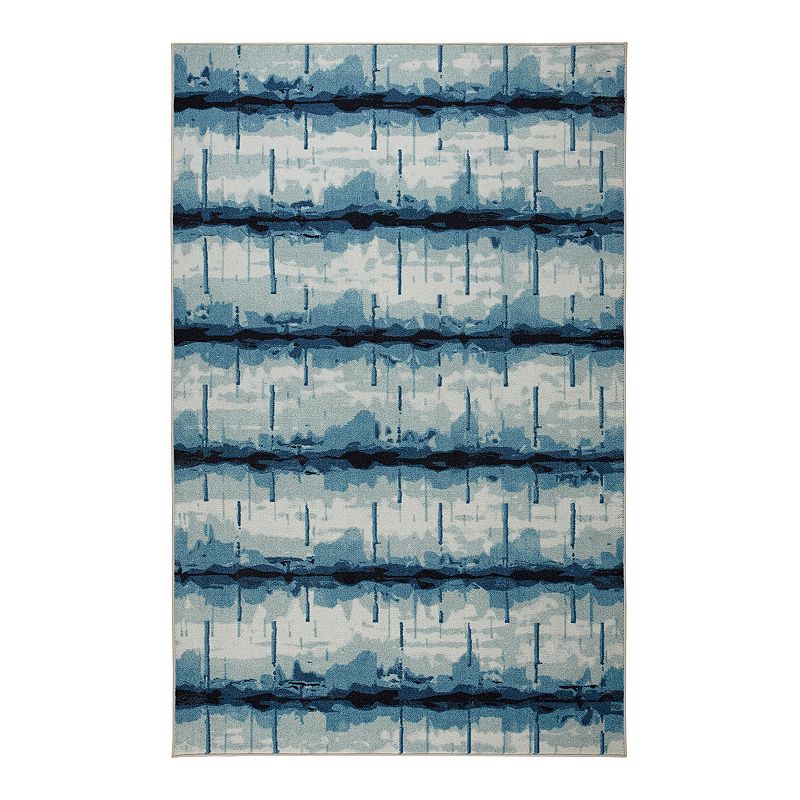 Mohawk Home Prismatic EverStrand Jetaime Rug, Blue, 5X8 Ft