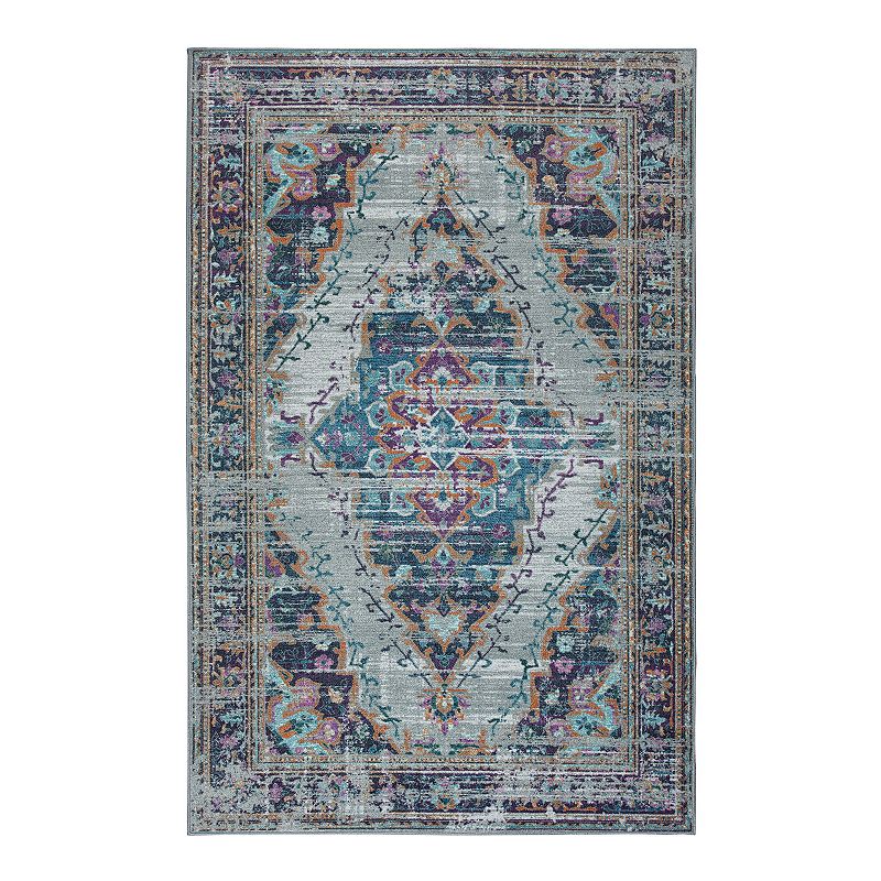 Mohawk Home Prismatic EverStrand Kellen Rug, Blue, 8X10 Ft