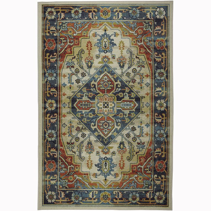 Mohawk Home Prismatic EverStrand Klester Rug, Multicolor, 5X8 Ft