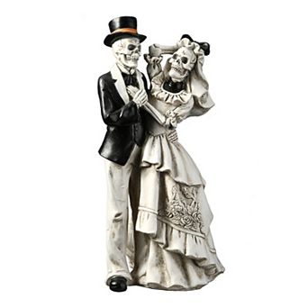 National Tree Company Skeleton Couple Table Decor