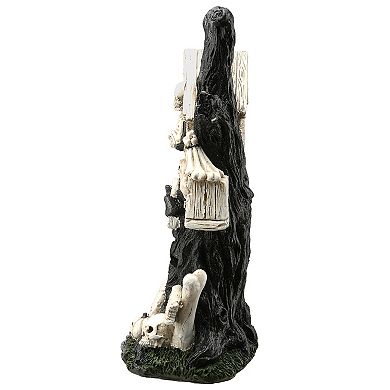 National Tree Company Haunted Tree House LED Table Decor