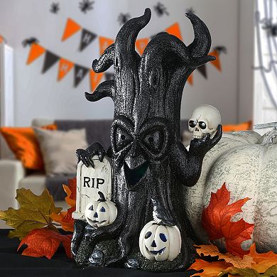 National Tree Company Haunted Tree House LED Table Decor