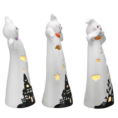 National Tree Company Halloween Ghosts Table Decor 3-piece Set