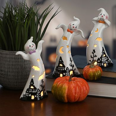National Tree Company Halloween Ghosts Table Decor 3-piece Set