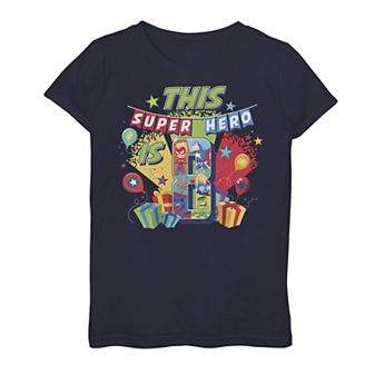 Girls 7-16 Marvel This Super Hero Is 8 Graphic Tee