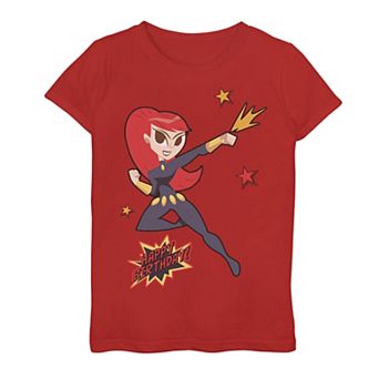 Girls 7-16 Girls Marvel Avengers Black Widow Happy Birthday Graphic Tee
