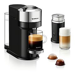NutriChef Nespresso Machine Coffee & Cappuccino Maker with Milk Frother -  Compatible with Nespresso Coffee Capsule Pods - Instant Heating and 3