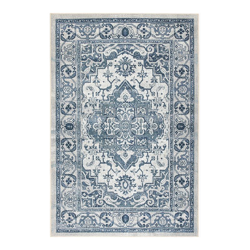 Mohawk Home Heritage Kizzy Rug, Blue, 5X8 Ft