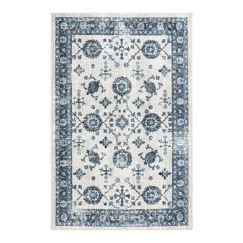 Mohawk Home Heritage Miley Rug, Blue, 5X8 Ft