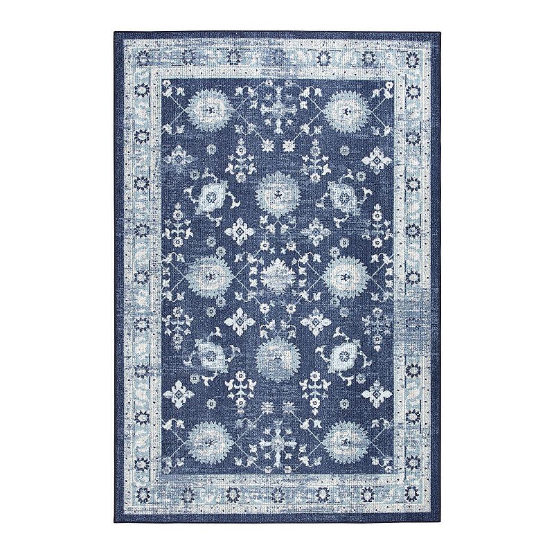 Mohawk Home Heritage Miley Rug, Blue, 7.5X10 Ft