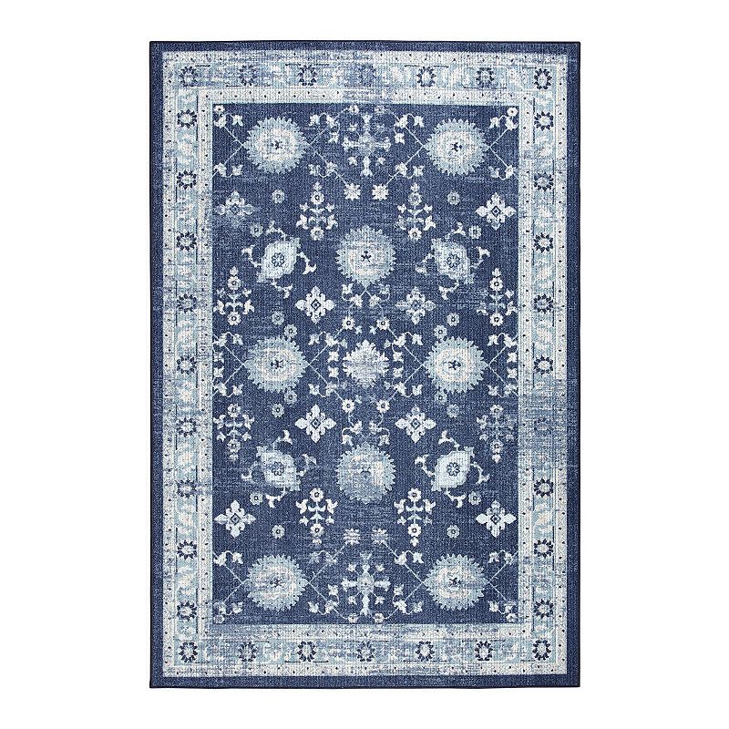 Mohawk Home Heritage Miley Rug, Blue, 5X8 Ft