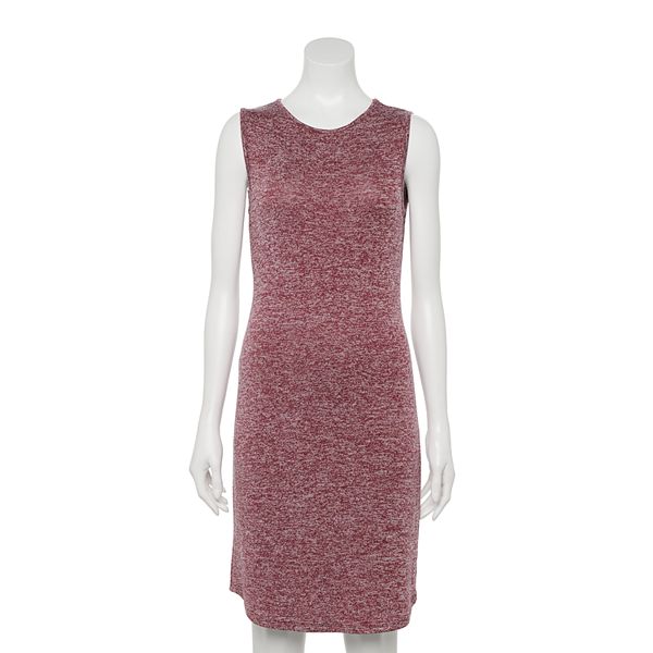 Juniors' Lily Rose Sleeveless Hacci Midi Dress