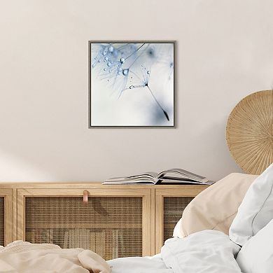 Amanti Art Baby Blue Framed Canvas Wall Art