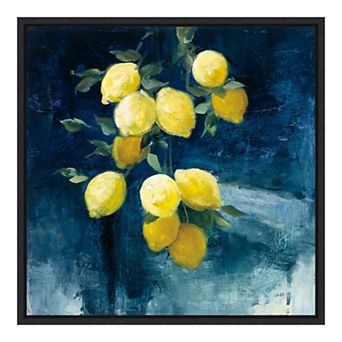 Amanti Art Lemon Grove I Framed Canvas Wall Art