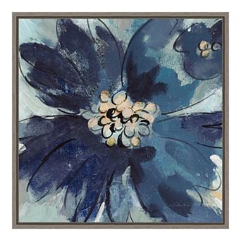 Amanti Art Inky Floral III Framed Canvas Wall Art