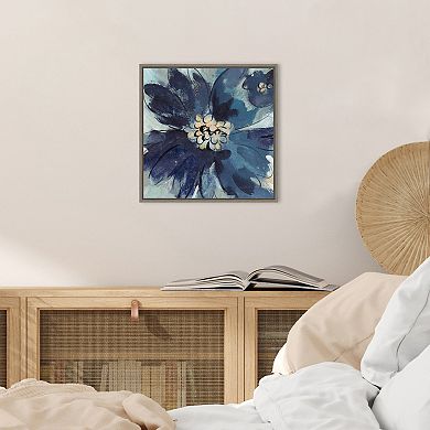 Amanti Art Inky Floral III Framed Canvas Wall Art