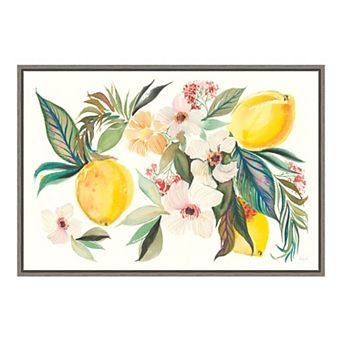Amanti Art Citrus Summer I Framed Canvas Wall Art