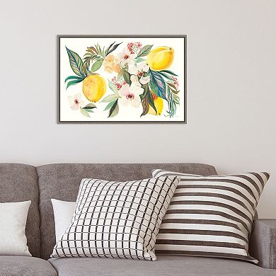 Amanti Art Citrus Summer I Framed Canvas Wall Art