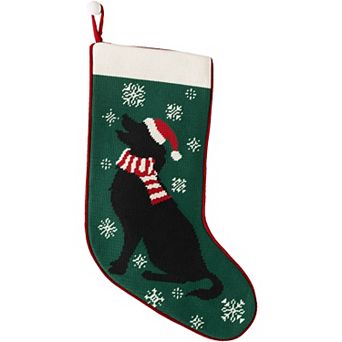 Lands' End Needlepoint Christmas Stocking