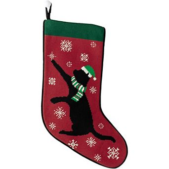 Lands' End Needlepoint Christmas Stocking