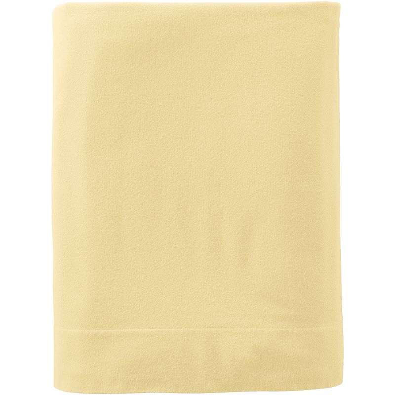 Lands End Velvet Flannel Sheet Set or 2-pack Pillowcase Set, Drk Yellow, K