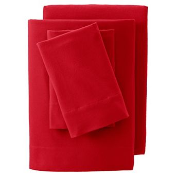 Lands' End Velvet Flannel Sheet Set or 2-pack Pillowcase Set