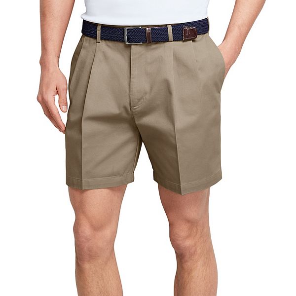 Mens khaki shorts outlet 6 inch inseam