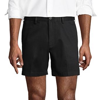 Men's Lands' End Comfort Waist 6-inch No-Iron Chino Shorts