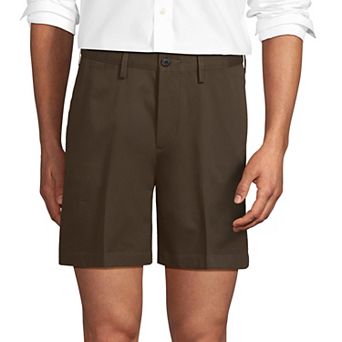 Men's Lands' End Comfort Waist 6-inch No-Iron Chino Shorts
