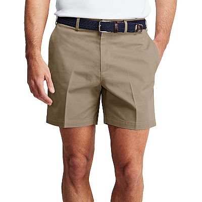 Lands End Men s Traditional Fit 6 No Iron Chino Shorts 36 Khaki