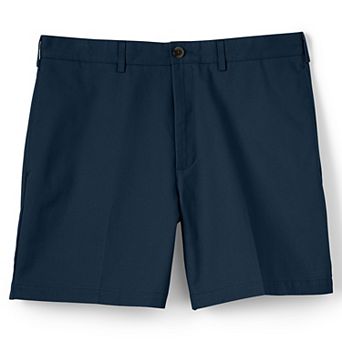 Men's Lands' End Classic-Fit 6-inch No-Iron Chino Shorts