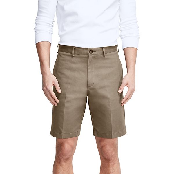 Men's Lands' End Classic-Fit 9-inch No-Iron Chino Shorts