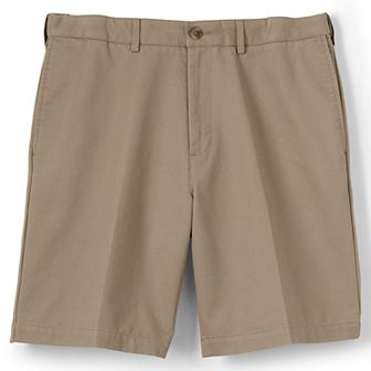 Men's Lands' End Comfort-Waist Classic-Fit 9-inch No-Iron Chino Shorts