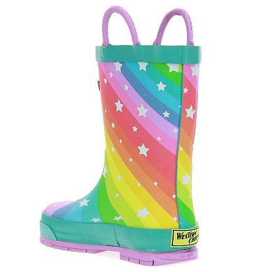 Western Chief Superstar Toddler Girls' Waterproof Rain Boots