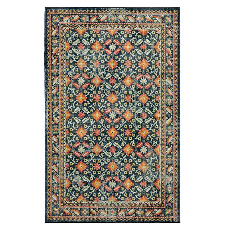 Mohawk Home Prismatic Rosested Rug, Blue, 8X10 Ft