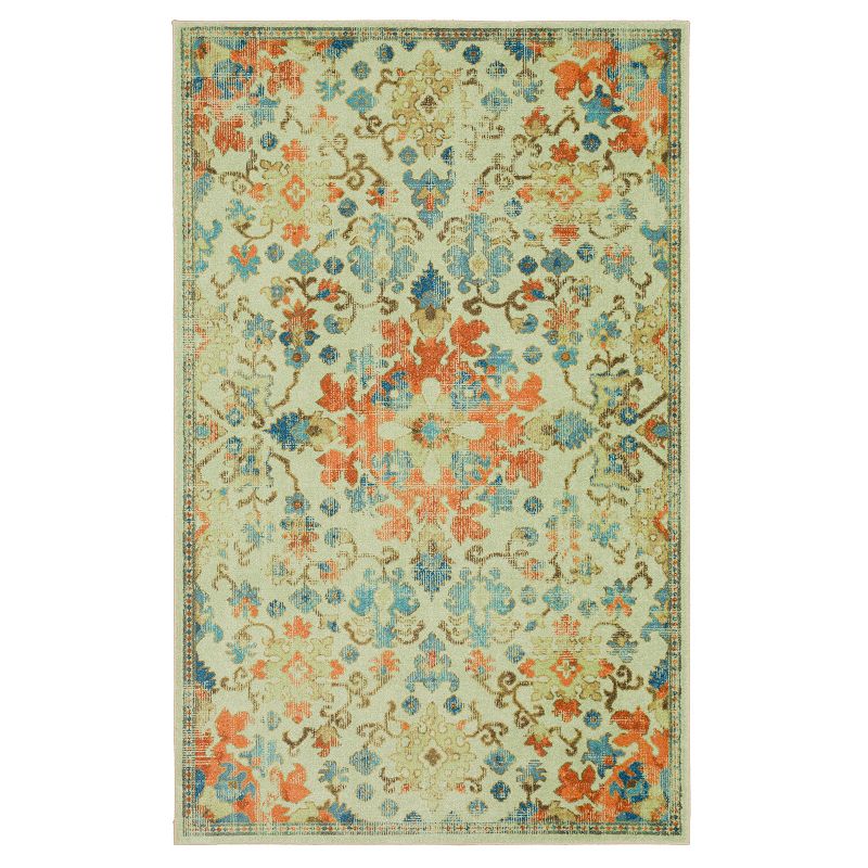 Mohawk Home Prismatic Sanborn Rug, Beig/Green, 8X10 Ft