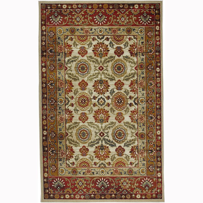 Mohawk Home Prismatic Scarlett Rug, Yellow, 8X10 Ft