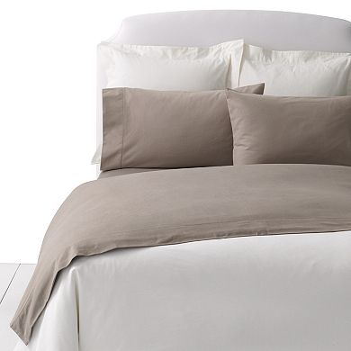 Lands' End Supima Flannel Sheet Set or 2-pack Pillowcase Set