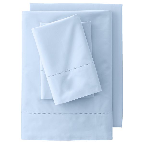 Lands' End 300 Thread Count 2pack Supima Percale Solid Pillowcases