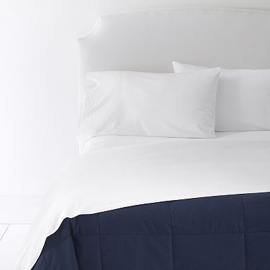 Lands' End Cotton Jersey Knit Fitted Sheet or 2-pack Pillowcase Set