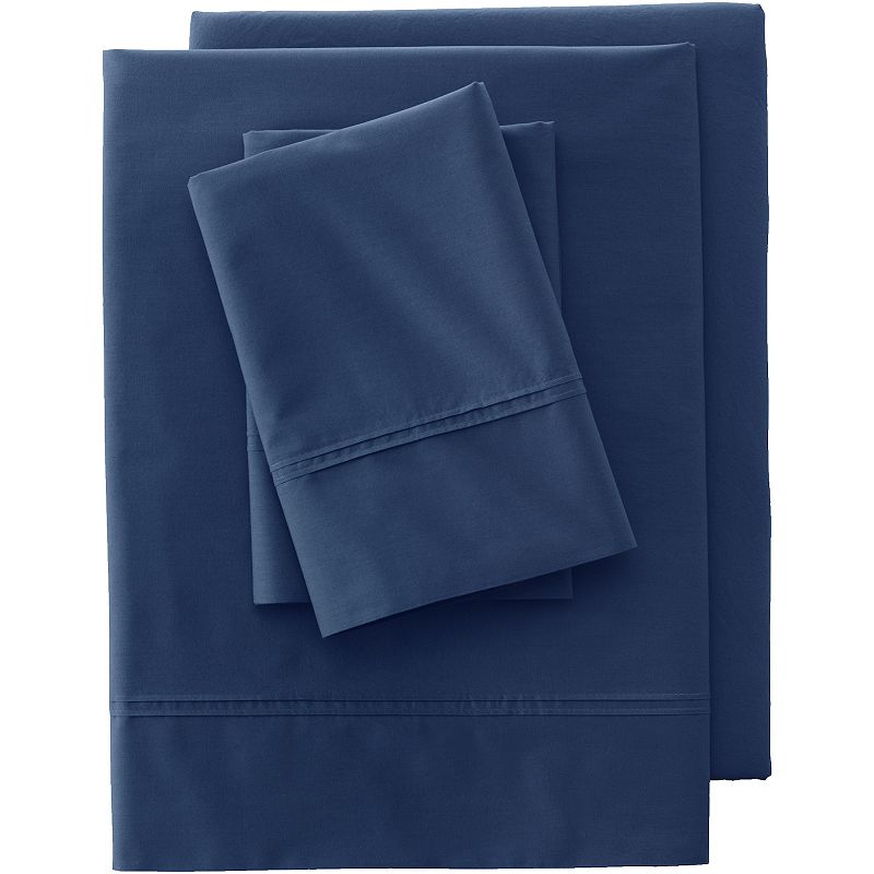 86511949 Lands End 200 Thread Count Percale Pintuck Sheet S sku 86511949