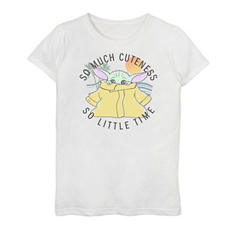 Girls 7-16 Star Wars Mandalorian The Child aka Baby Yoda So Much Cuteness Graphic Tee