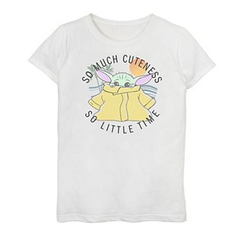 Girls 7-16 Star Wars Mandalorian The Child aka Baby Yoda So Much Cuteness Graphic Tee