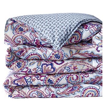 Lands' End No Iron Supima Sateen Printed Comforter
