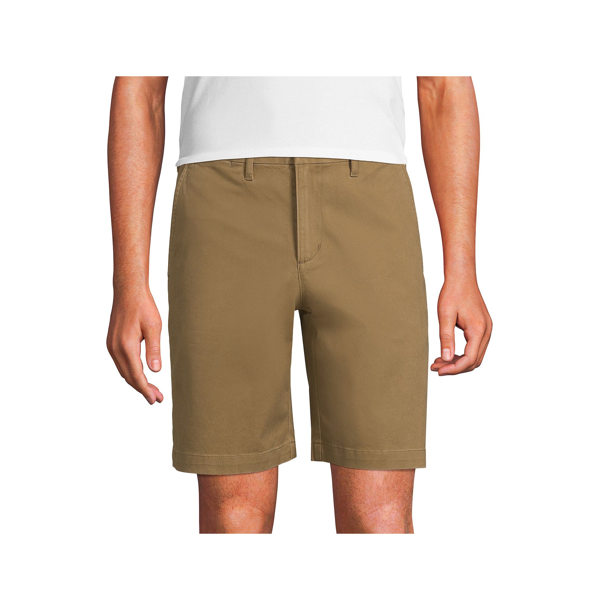 Mens Lands End 9-inch Comfort-Waist Comfort-First Knockabout Chino Shorts