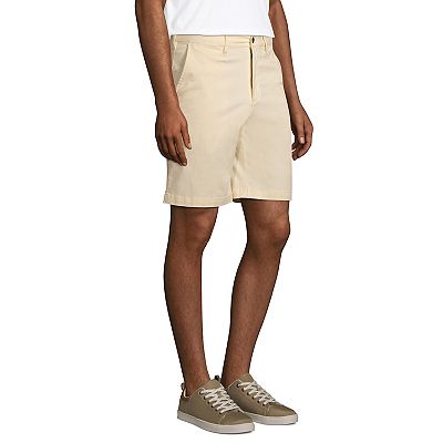 Shorts Chino Lands' End En Coton - Taille 36 - Bleu Marine Classique - Coupe Traditionnelle Pour Homme
