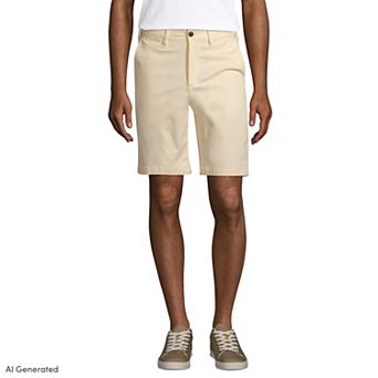 Men's Lands' End Traditional-Fit Comfort-First 9-inch Knockabout Chino Shorts