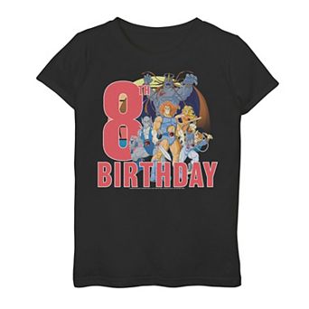 Girls 7-16 ThunderCats Happy 8th Birthday Graphic Tee