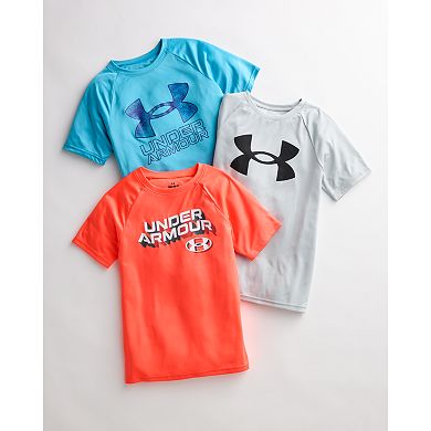 Boys 8-20 Under Armour Hybrid Print Tech Tee in Regular & Husky