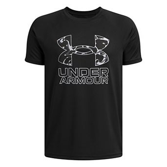 Boys 8-20 Under Armour Hybrid Print Tech Tee in Regular & Husky